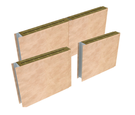 kupować 50mm Marine Wall Panel Kompozytowa wełna mineralna z laminacją PVC produkcja online