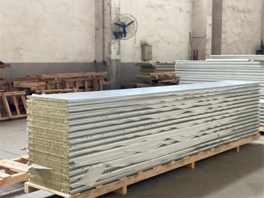 kupować Sufitowe izolowane panele warstwowe Rockwool 50mm produkcja online